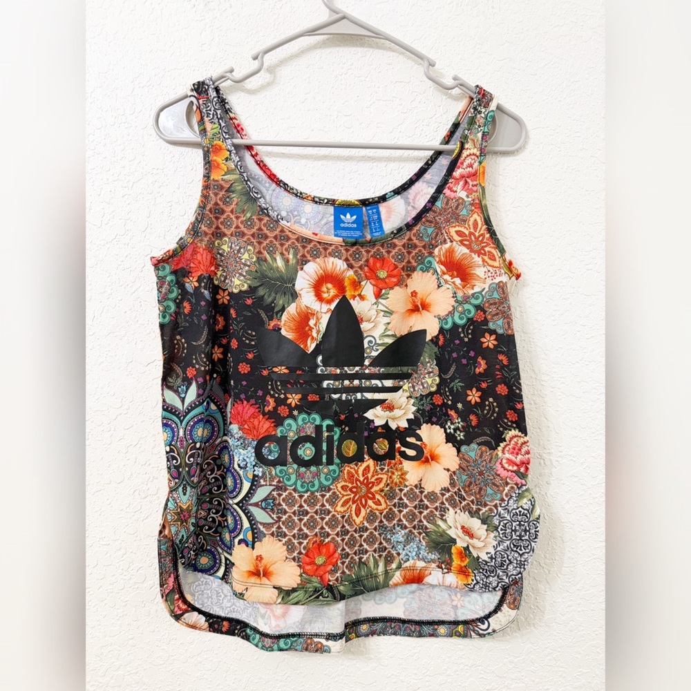 Adidas Originals x FARM Jardim Agharta Tank Top Floral - S